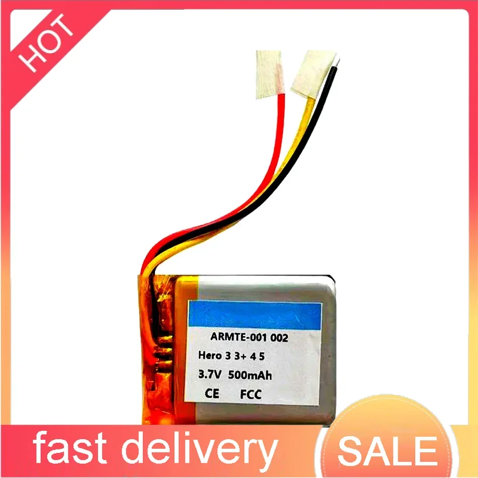 

Battery 430mAh For Gopro Hero 2 3 4 5 6 7 8 9 Hero2 Hero3 Hero4 Hero5 Hero6 Hero7 Hero8 Hero9 Remote Control With 3 Lines