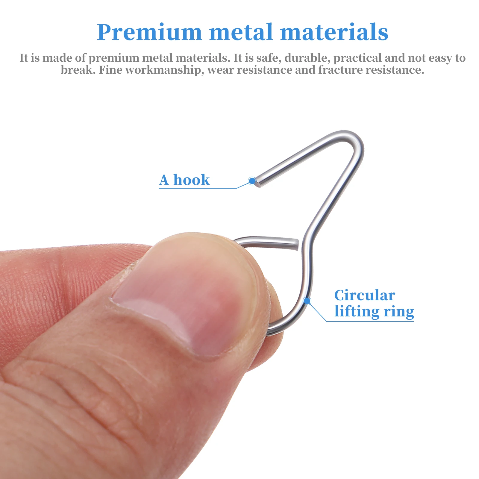

100pcs Car Seat Cushion Hooks Durable Metal Attachment for Seat Cover Mat Fix Accessories Vehicle Silver Car RV Parts