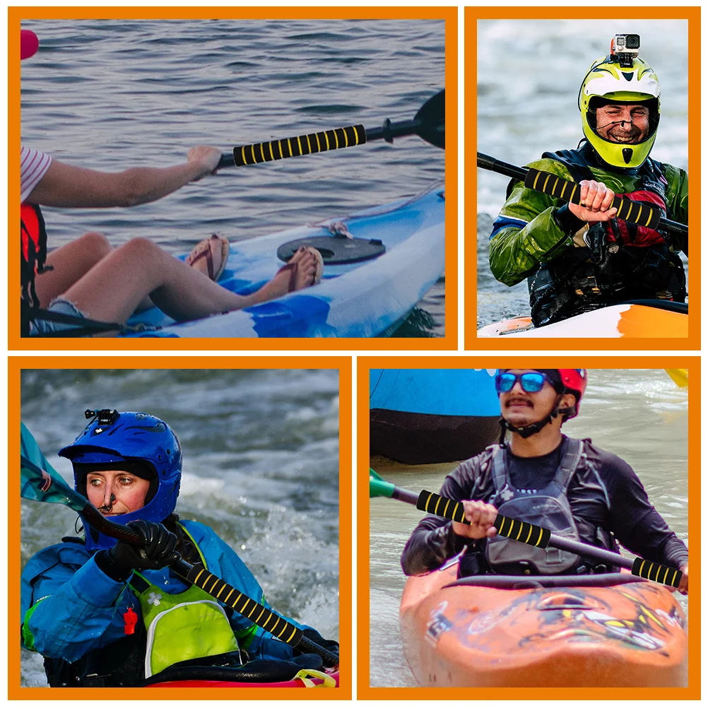 

2Pairs Kayak Paddle Rod Cover Sponge Protector Non-Slip Grip Comfortable Kayaking Accessories Paddle Handle Grip