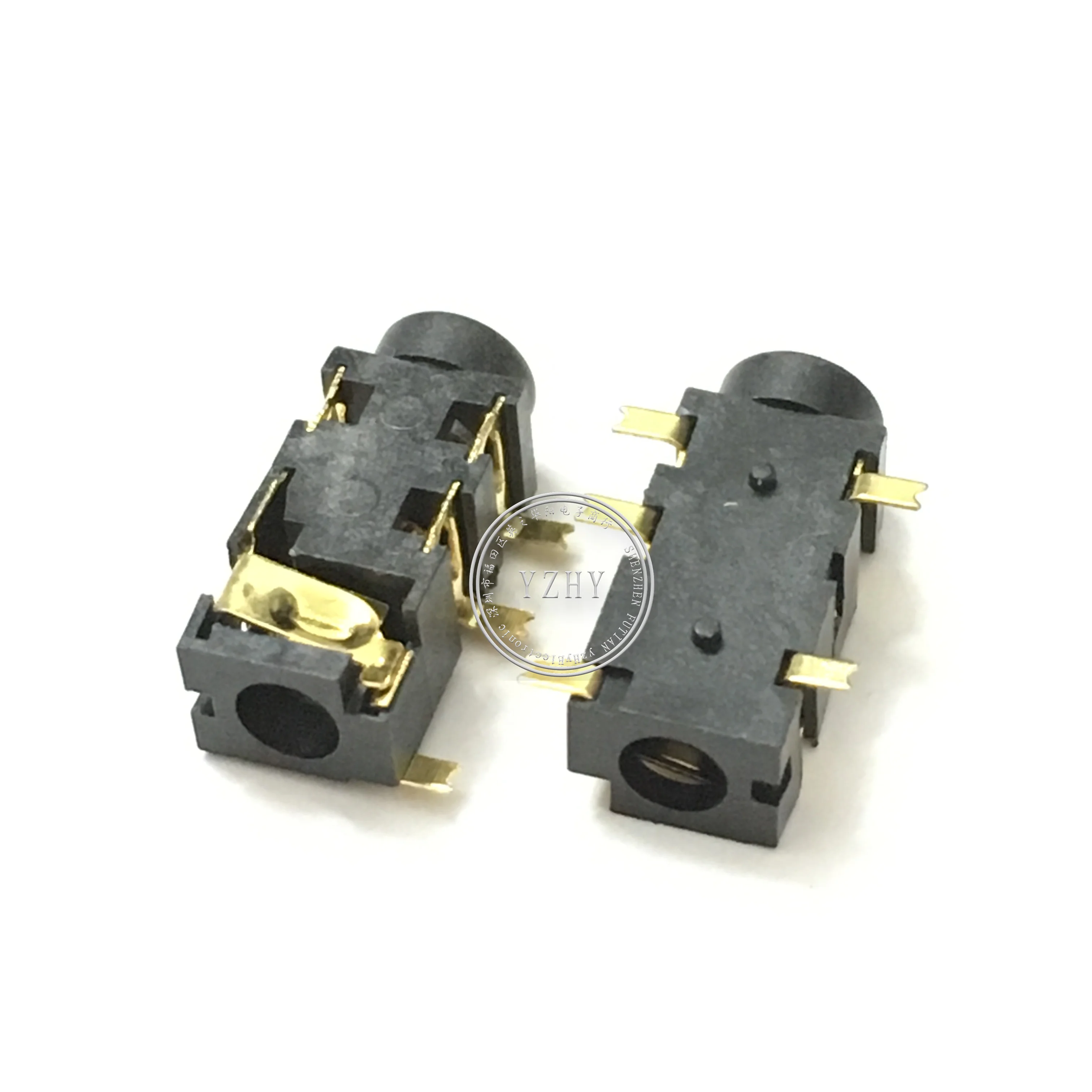 30pcs original new 5-pin SMD audio base connector PJ-327A gold plated full head