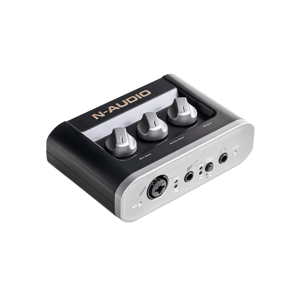 2025 hot sale China Popular Professional Audio Video & Lighting Computer USB 2X2 Audio Interface Cheap Price Sound Card