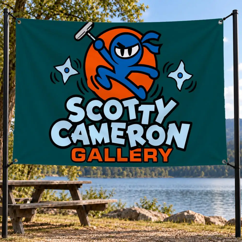 Athlete Scotty Cameron Flags decor flag banner,wall hanging flag,indoor outdoor wall decor,yard garden porch patio