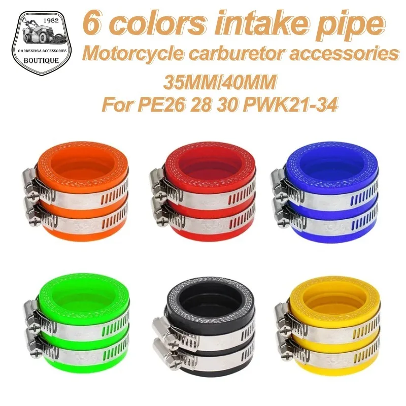 

​Motorcycle Carburetor Adapter Inlet Intake Pipe Rubber 35mm 40mm Fit for PWK 21/24/26/28/30/32/34MM OKO KOSO ​
