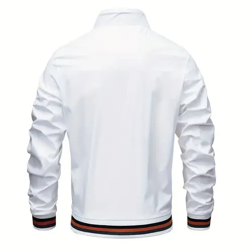 Imagen 2 del producto Abrigo multiusos de una sola capa, chaqueta Regular de moda para hombre, informal, primavera y otoño, cómodo para exteriores