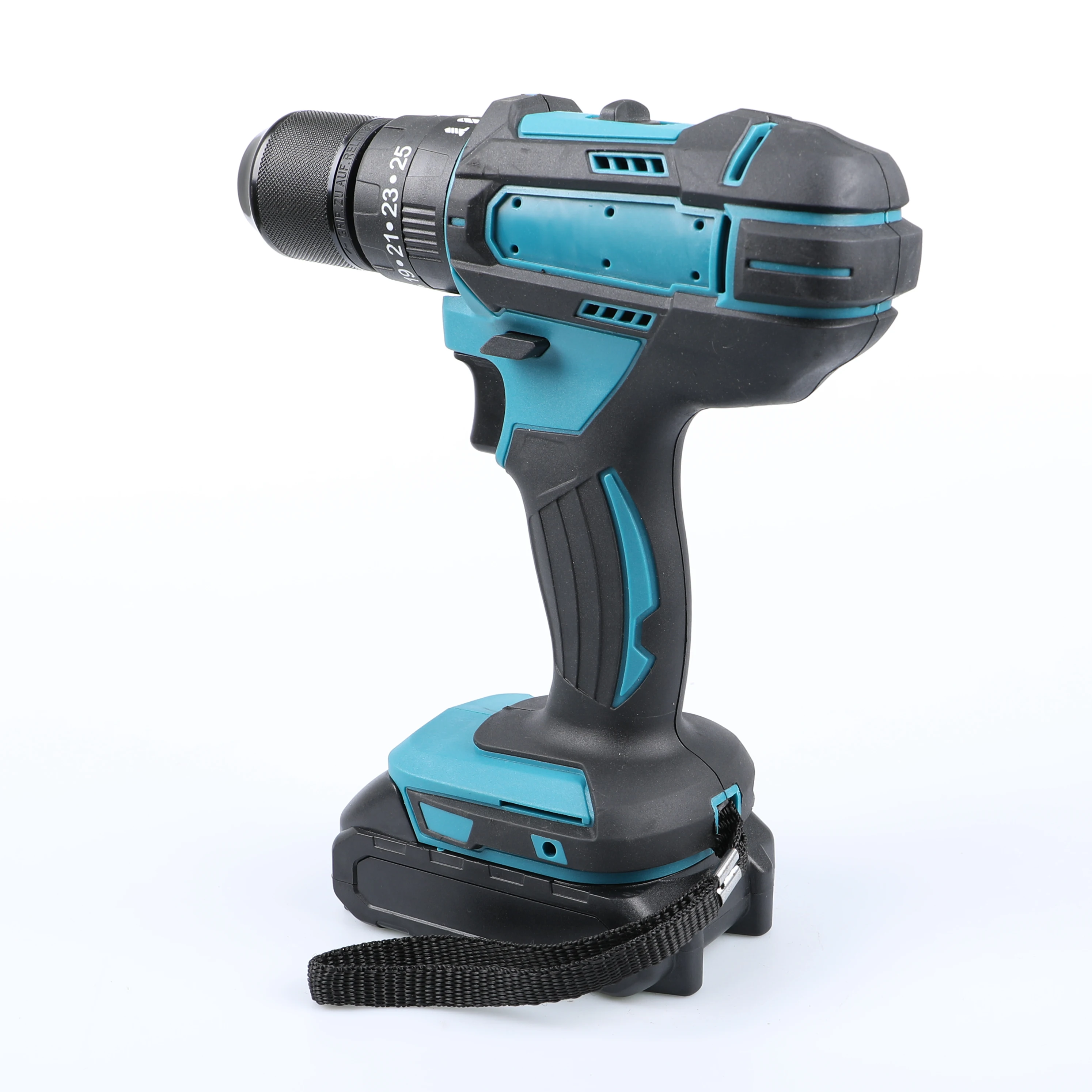 

20V 1.5Ah Battery Powered Variable Speed Brushless Motor 10mm Keyless Chuck Cordless Hammer Impact Drill 50Nm Torque