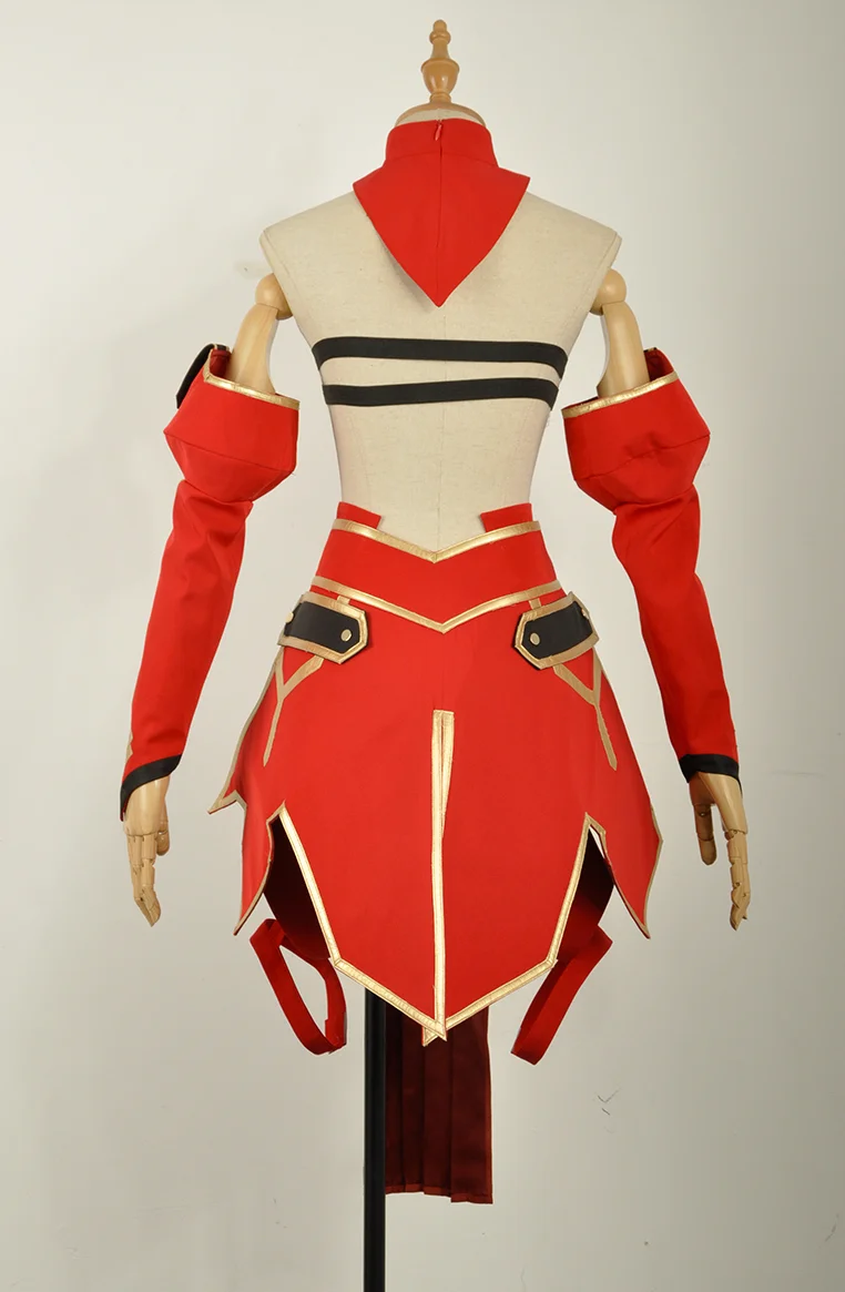 Fate Apocrypha Cosplay FA Red Saber Mordred Cosplay Costume Red Sex Full Sets Halloween Carnival Costume