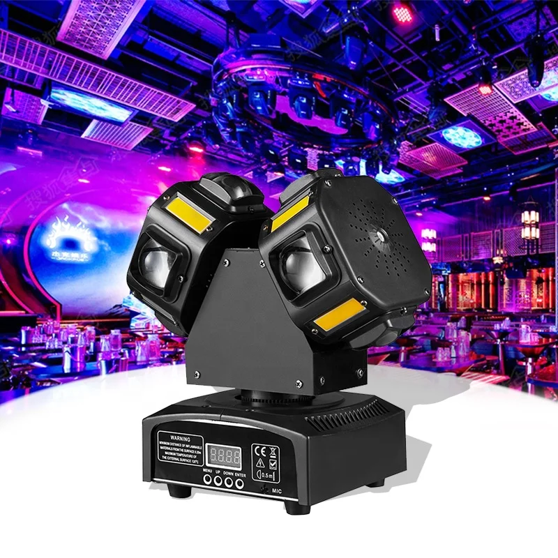 HOGNHE  DJ Disco party nightclub 8x10W LED beam laser strobe moving head lamp Dance table lamp