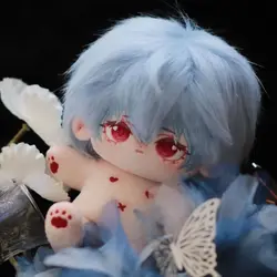 20cm Anime EVA Ayanami Rei Cotton Doll Toys Cosplay Children Plush Dress-up Plushie Toys Kids Birthday Gifts