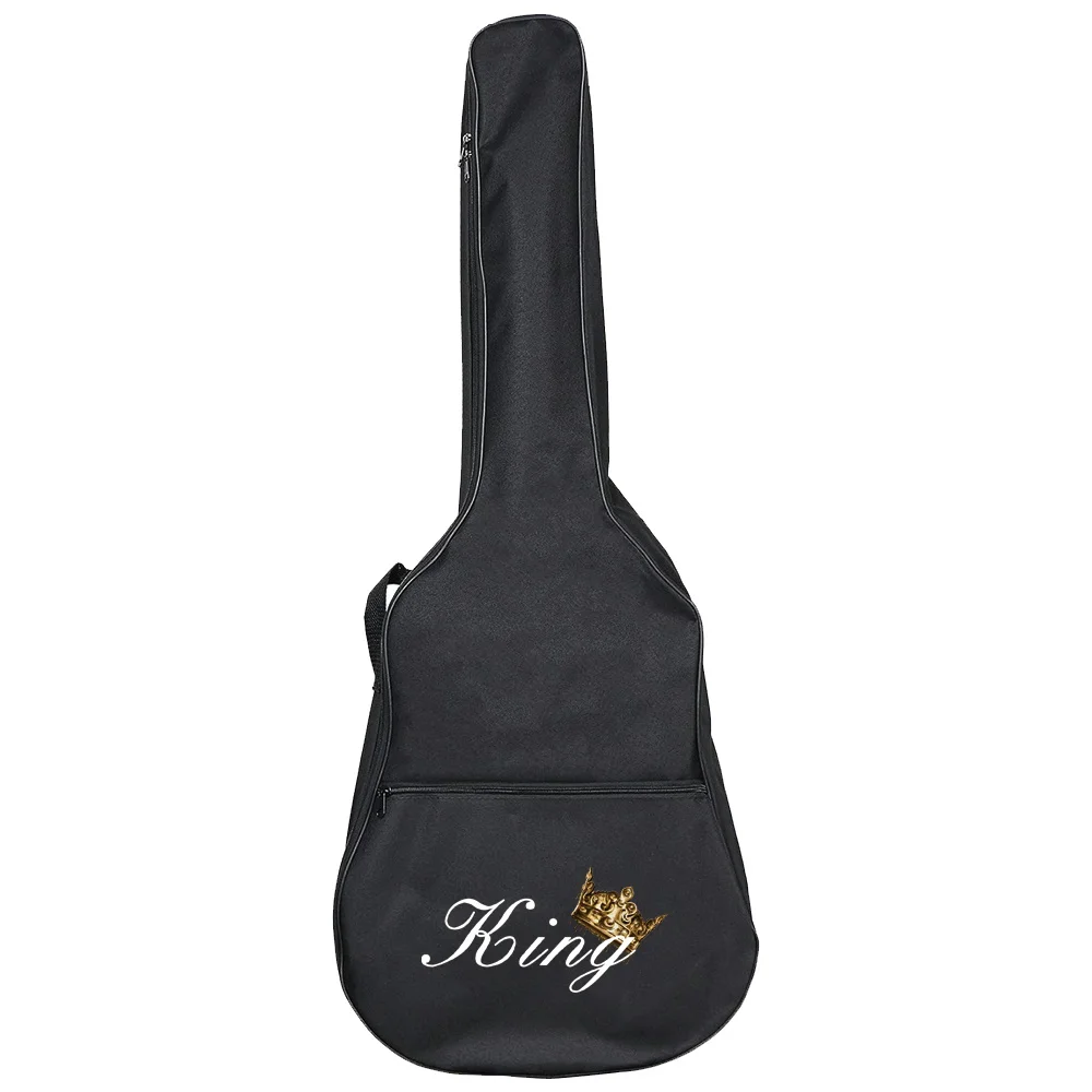 Bolsa de guitarra portátil, estuche de guitarra de 31 a 41 pulgadas, serie King Print, correa de hombro ajustable, bolsas de almacenamiento de guitarra, accesorios de guitarra