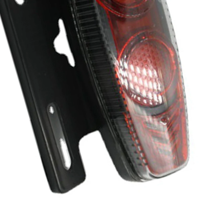 Ebike traseira led luz traseira 36v 48v lâmpada de advertência de segurança para acessórios de bicicleta elétrica sm conector noite ciclismo-abb