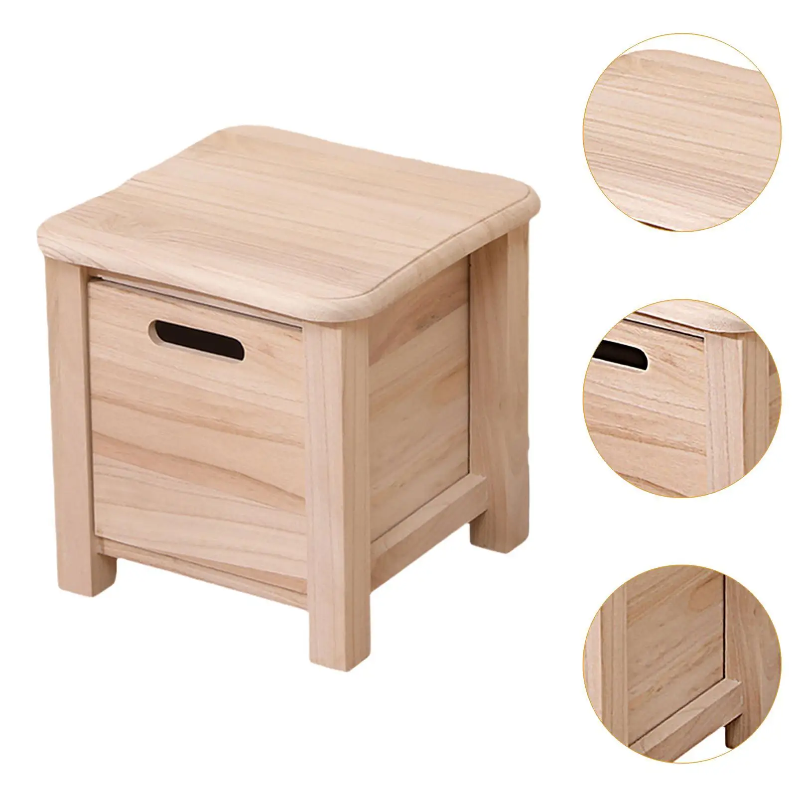 Bangku Kayu untuk Penyimpanan dan Penggantian Sepatu dengan Laci untuk Penggunaan di Dalam Ruangan