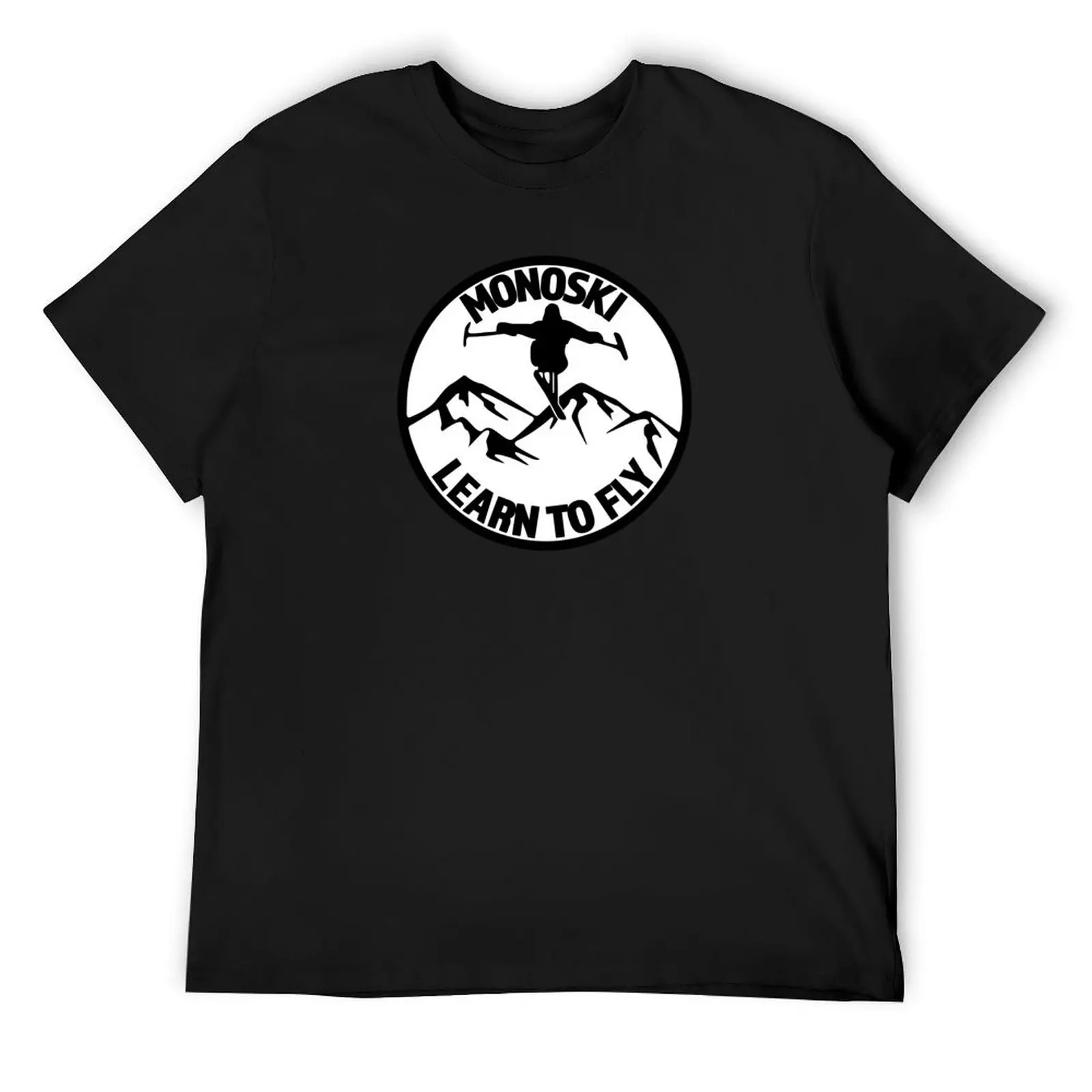 

MonoSki - Learn To Fly - Great Gift for the Monoskier T-Shirt customs anime figures Louboutins t shirt men