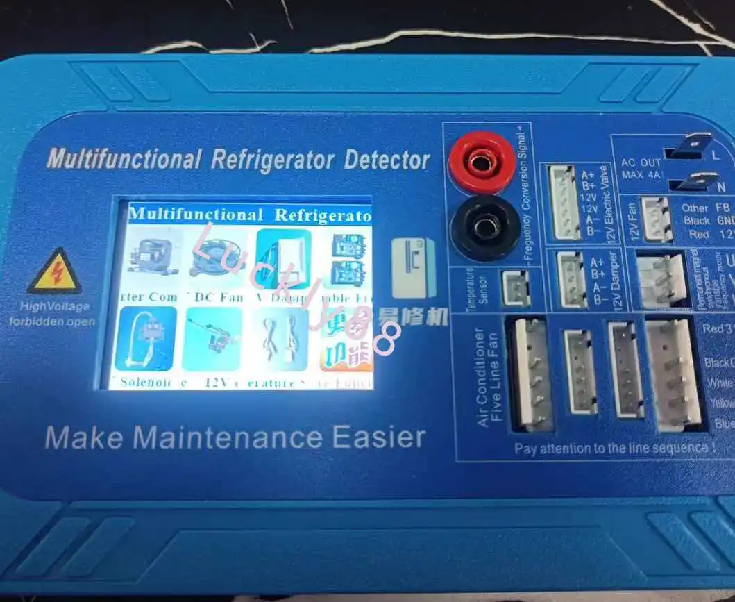 

Refrigerator Frequency Conversion Detector Compressor Frequency Conversion Board Tester Fan Damper Solenoid Valve Tester