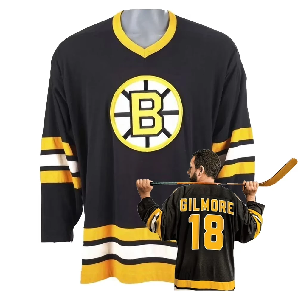 Camiseta de Jersey de Child Happy Gilmore 2, camisetas de manga larga para hombre y mujer, camiseta de Hockey Cosplay