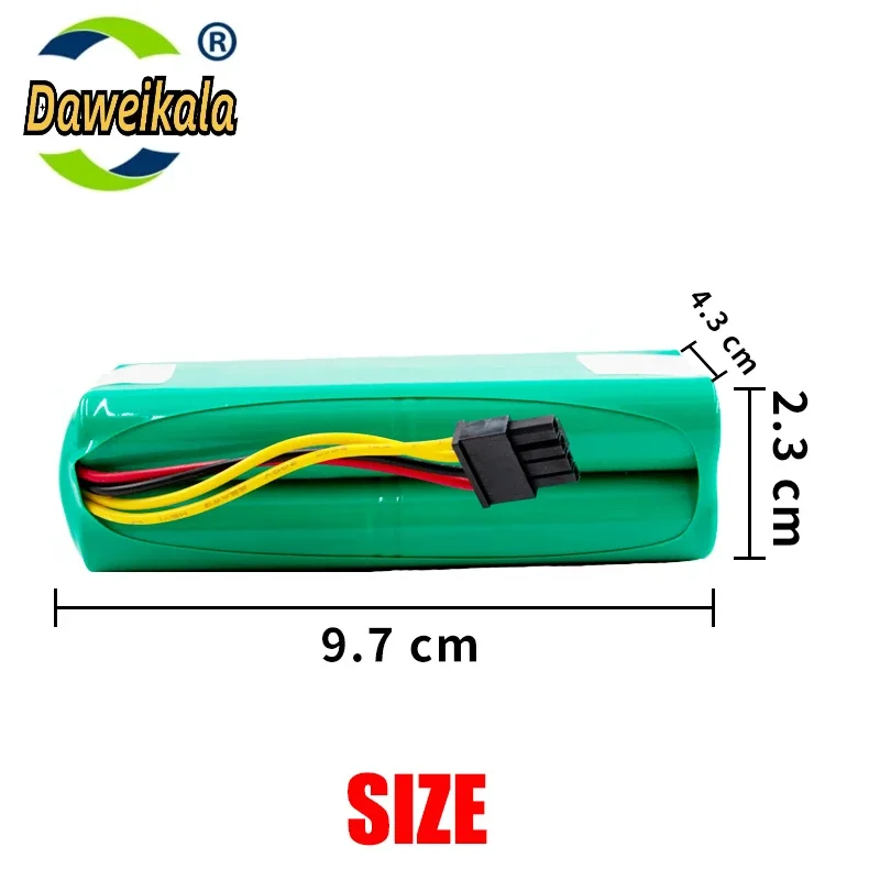 New 14.4V 12800mAh Battery Pack for Midea VCR01 VCR03 VCR12 R1-L083B R1-L081A R1-L085B for Redmond RV-R300 RV-R310 Sweeper