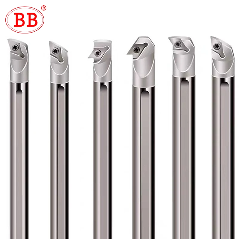 BB SDXCR SDUCR SDQCR Lathe Screw Boring Bar S10K S12M Internal Turning HSS C08K DCMT Carbide Alloy Steel Tool Holder 0902 11T3