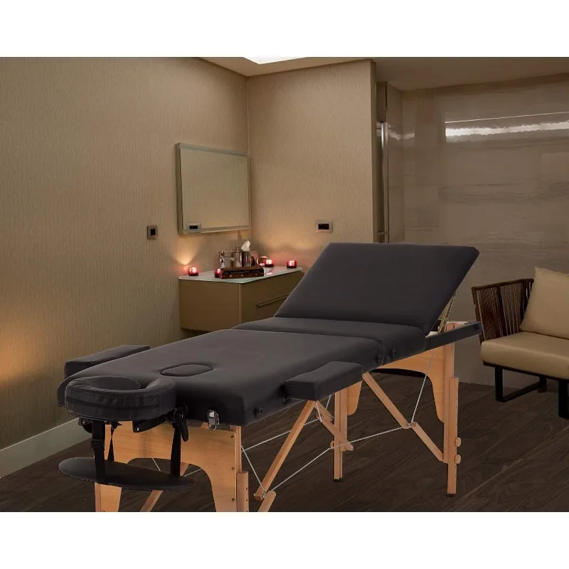 Portable Massage Tables 3 Fold Spa Bed 84