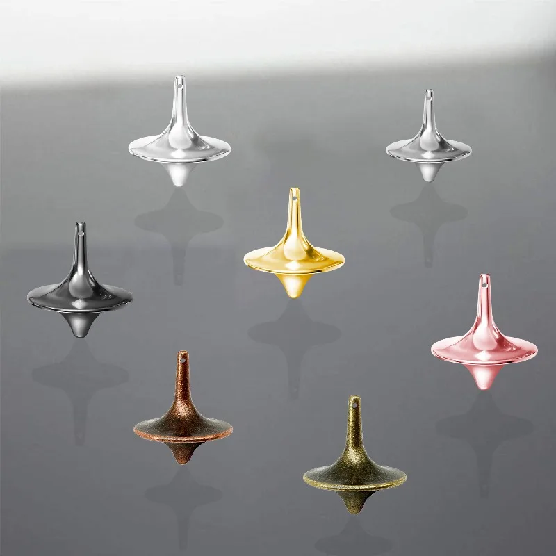 ミニフィジェットスピナー クリエイティブミニフィンガートップ ジャイロハンドスピニングトップ 指先用小型ジャイロスコープ ストレス解消フィジェットトイ 大人向け