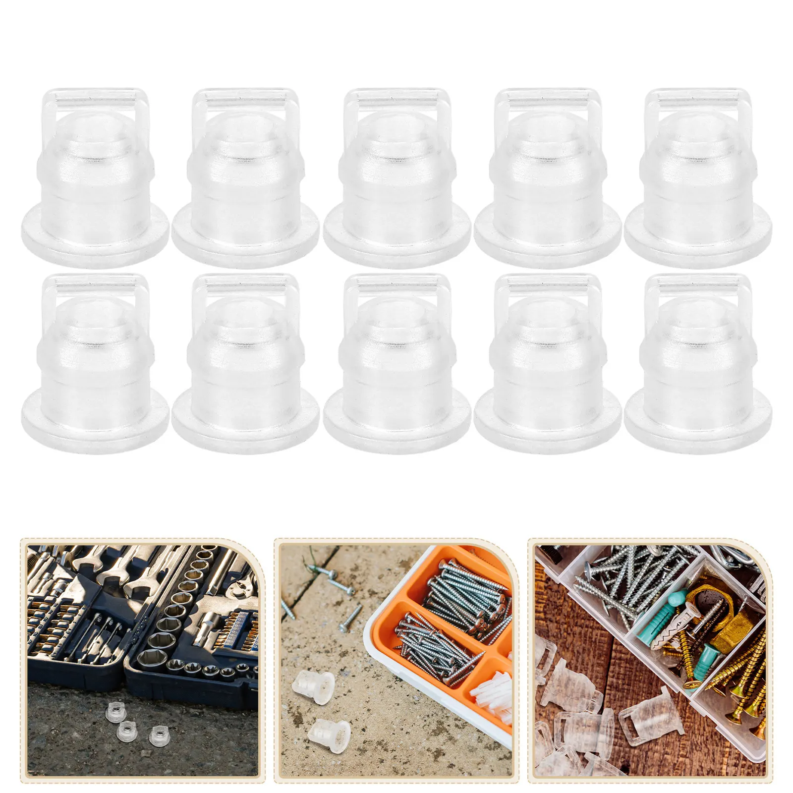 10Pcs Shift Linkage Bushing Kit Solid Rubber Bushings Compatible Transmission Shift Cable Bushing