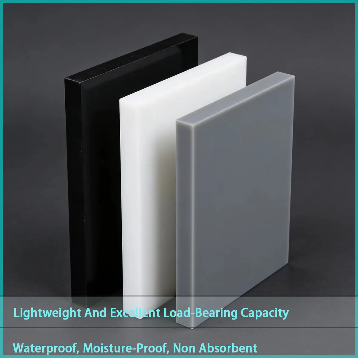 Thickness 2-10mm black/white/gray polypropylene square board for industrial padding, storage padding, equipment enclosures, etc