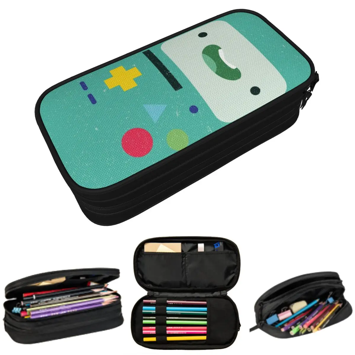 

Время приключений аниме BMO пеналы большой емкости сумки для ручек коробка для ручек пенал для мальчиков девочек студентов канцелярские школьные принадлежности