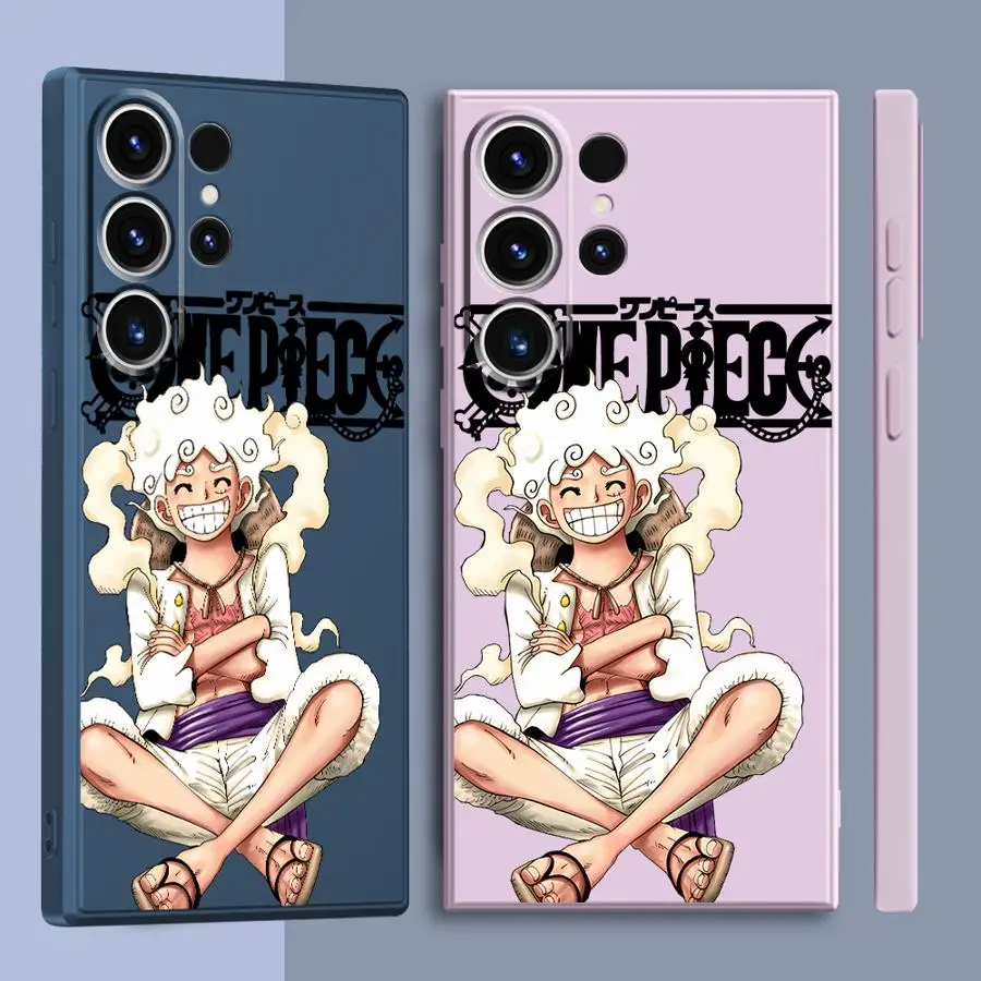 Case for Samsung Galaxy S26 S22 S20 FE S25 Edge S21 Plus Note 20 10 Ultra S23 S24 Ultra Phone Cover Anime Ones Pieces