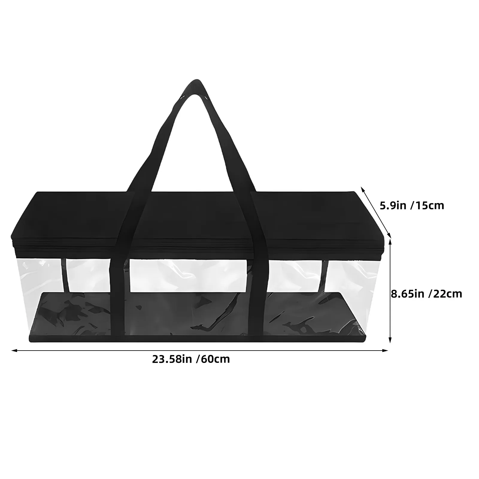 4Pcs Storage Bags Large Capacity Cd Dvd Organizer Portable Carrying Case for Vinyl Record Games 60x22x15cm