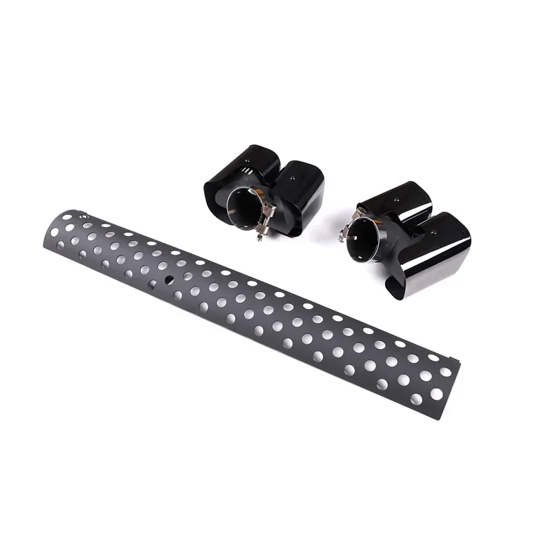 For 2020-24 Land Rover Defender 90 110 stainless steel car styling car exhaust pipe cover muffler square tail throat auto parts