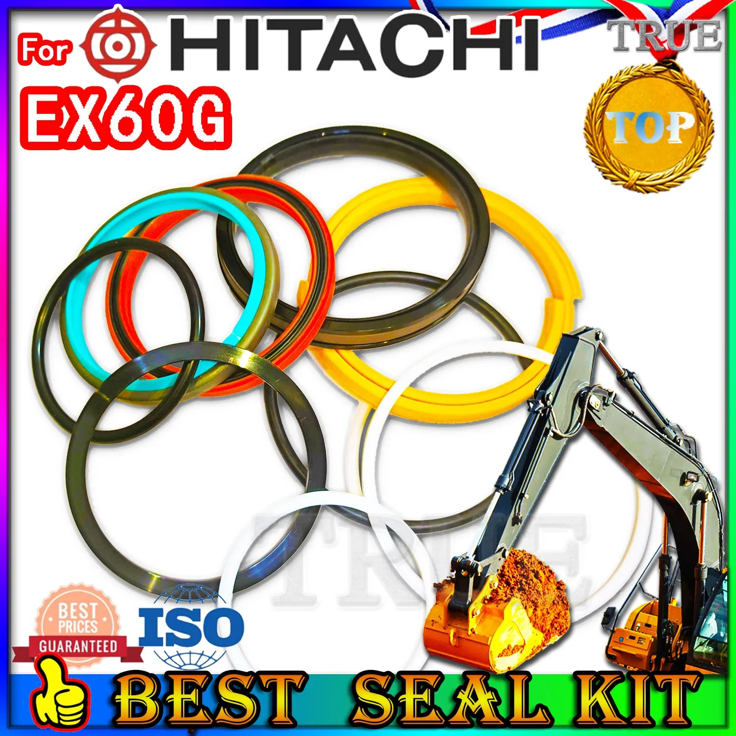 For Hitachi EX60G Oil Seal Repair Kit Boom Arm Bucket Excavator Hydraulic Cylinder Hit High Suppliers Manufacturers Fix Best