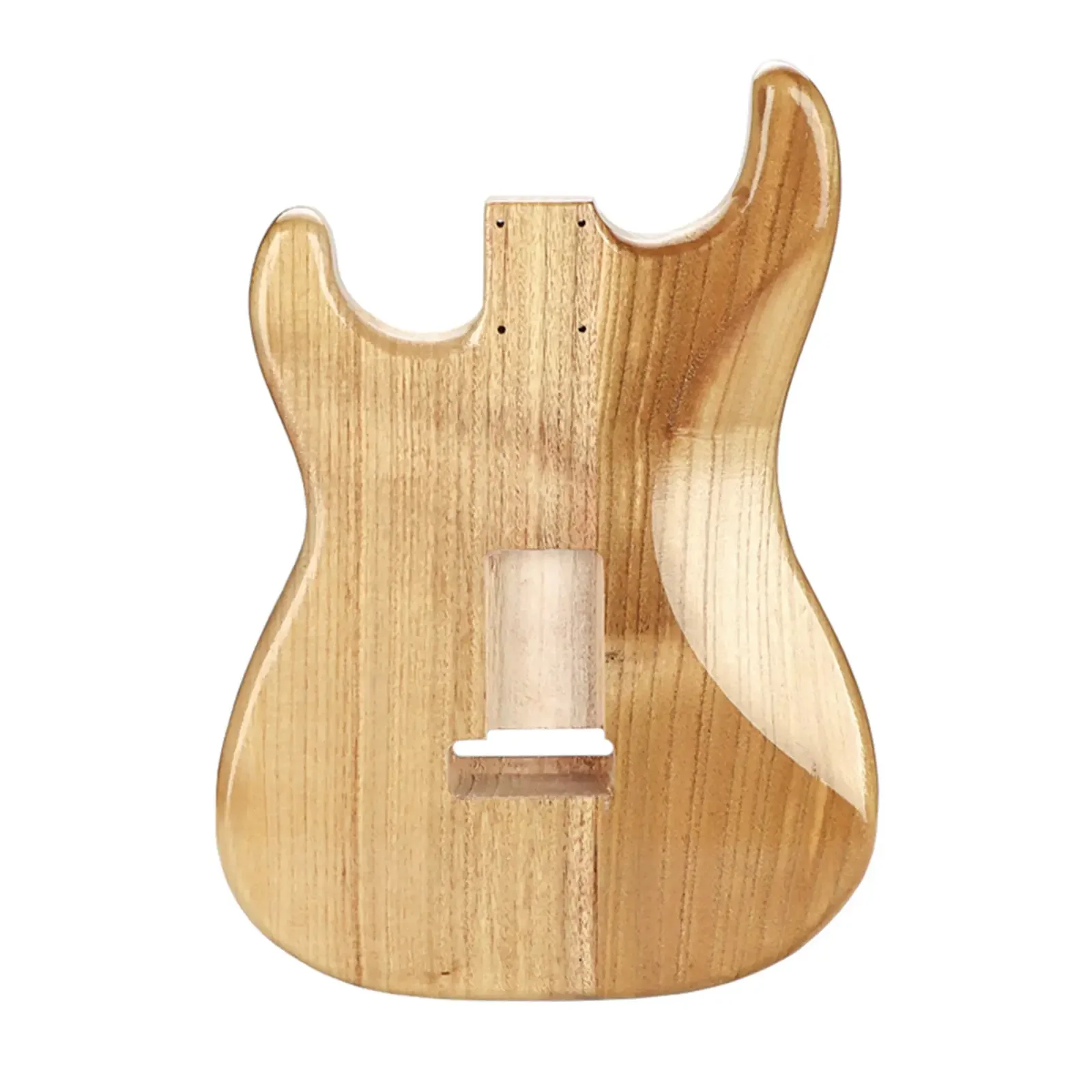 

Electric Guitar Body Solid Wood Candlenut Painted SSS Pickups Blank Bolt on Heels Handcrafted DIY Guitar Replacement Accessory