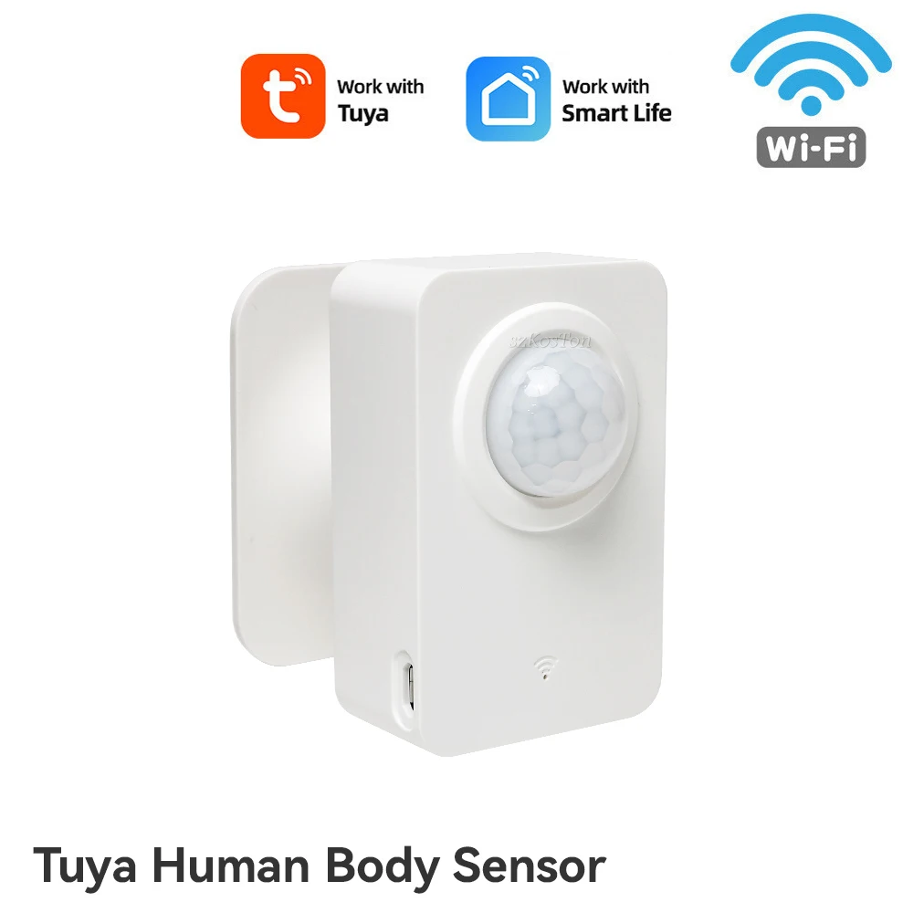 

Tuya WiFi PIR Motion Sensor Wireless Infrared Detector Security Burglar Alarm Sensor Home Automation APP Control Work With Alexa