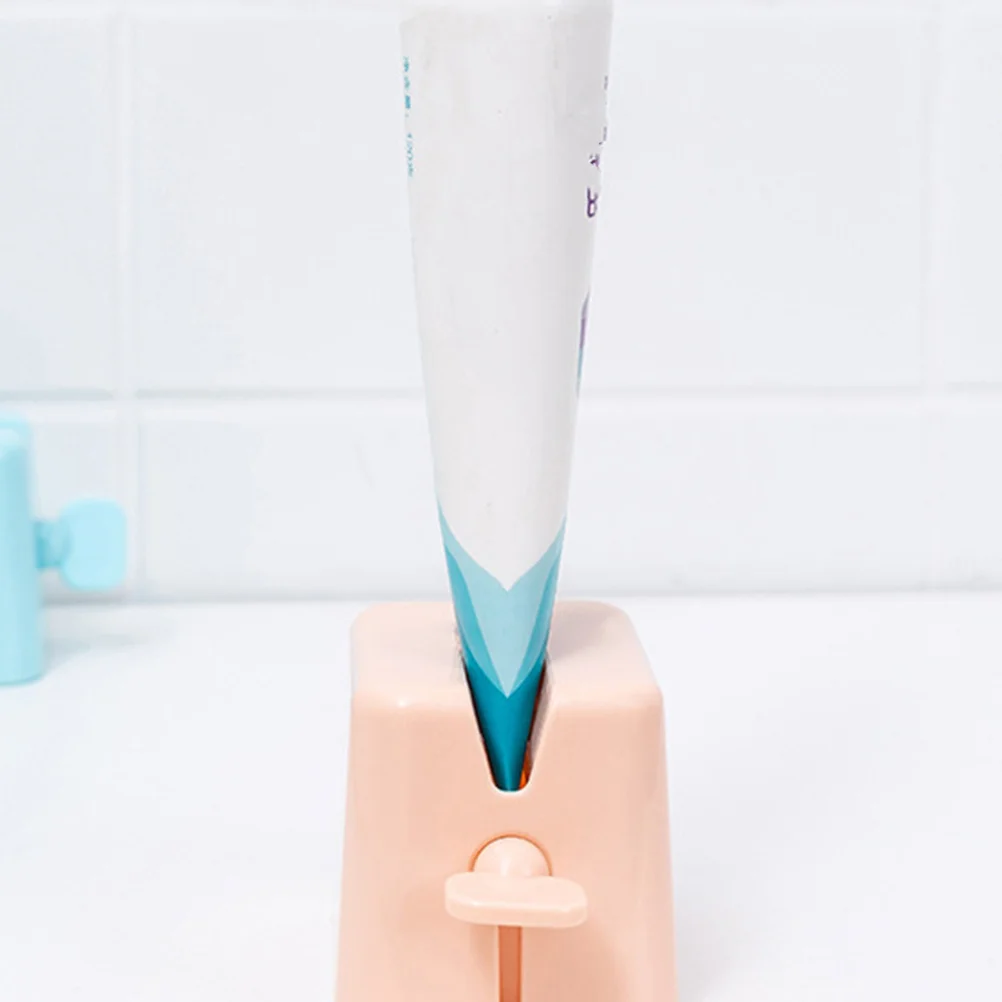 

3pcs Toothpaste Squeezer Blue Rolling Facial Cleanser Milk Extruder Tube Cream Gel Home Daily Use