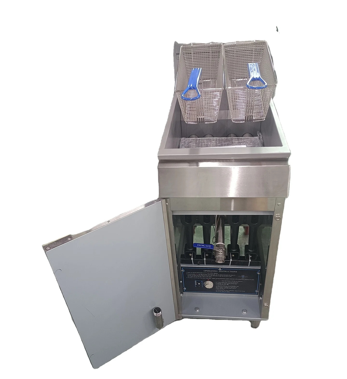 

Fast Food Restaurant Heavy Duty CE Approved Propane Gas 3 burner Commercial Fryer,gas Fryer