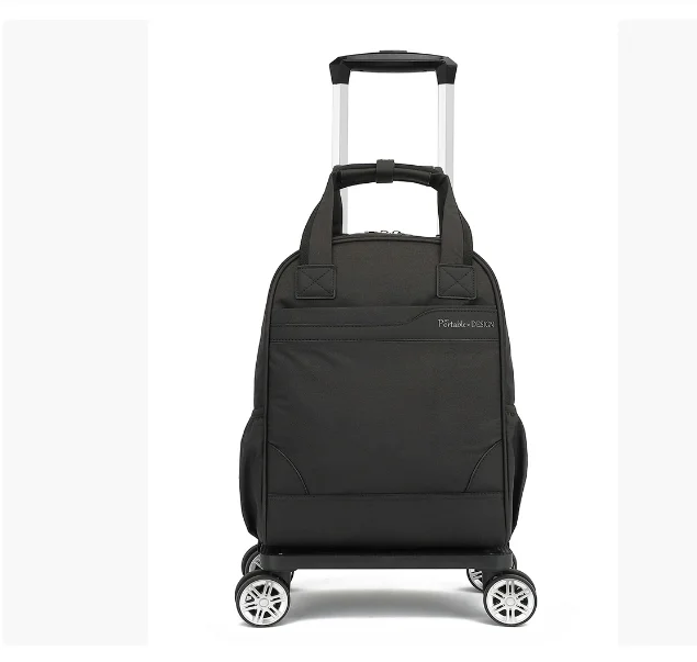 

Women Wheeled Bag travel trolley bags Women Rolling Shopping Bags Cabin Carry on hand luggage Bag Rolling Grocery trolley bags