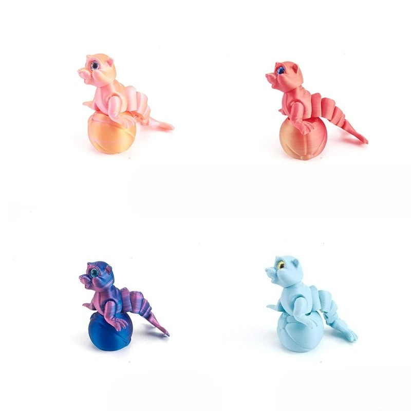 3D Printed Action Figure Doll Seal Model Multi-joint Movable Ornament Decorative Desktop Creativity Novelty Kids Gifts Model New