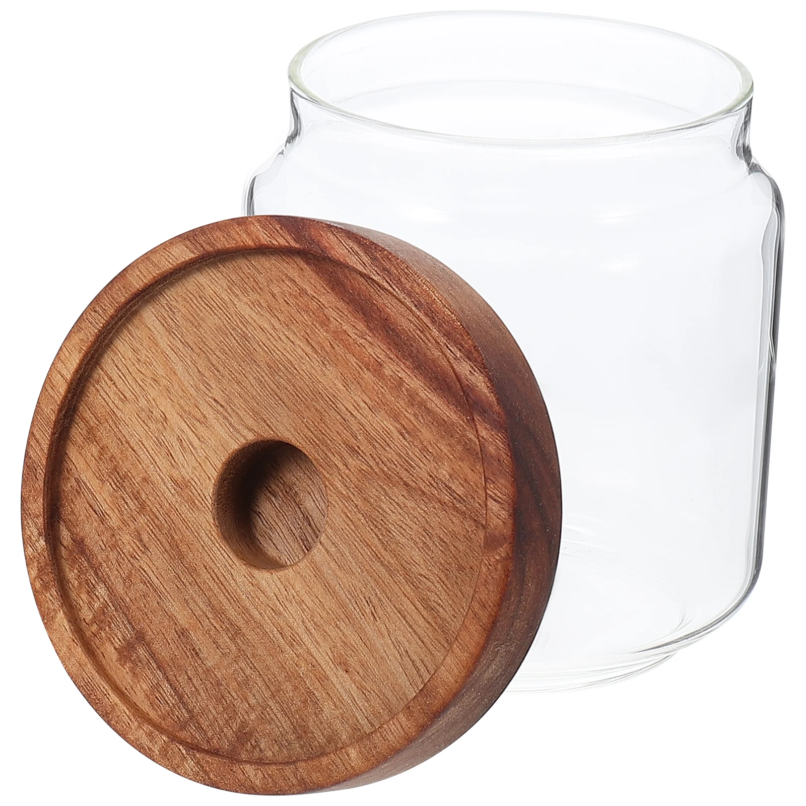 

Airtight Storage Sealed Transparent Glass Containers Kitchen Can Grain Glass Grain Containers Tank Reusable Heat Resistant