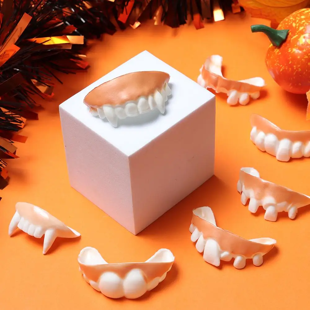 12 Stücke Witz Gadget Halloween Dekoration Rotten Zähne Party Taschen Horror Spielzeug Zahn Spielzeug