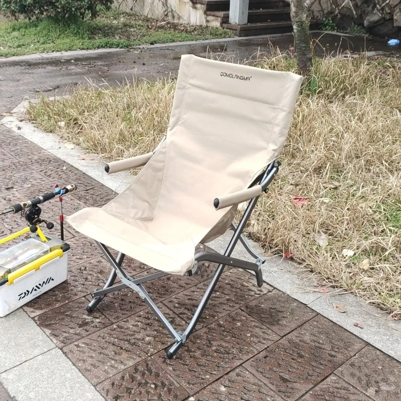 

Folding 2-in-1 Recliner Chair Seat Beach Camping Fishing Portable Outdoor Sun Lounge Camping Chairs Folding Chair Mueble Jardin