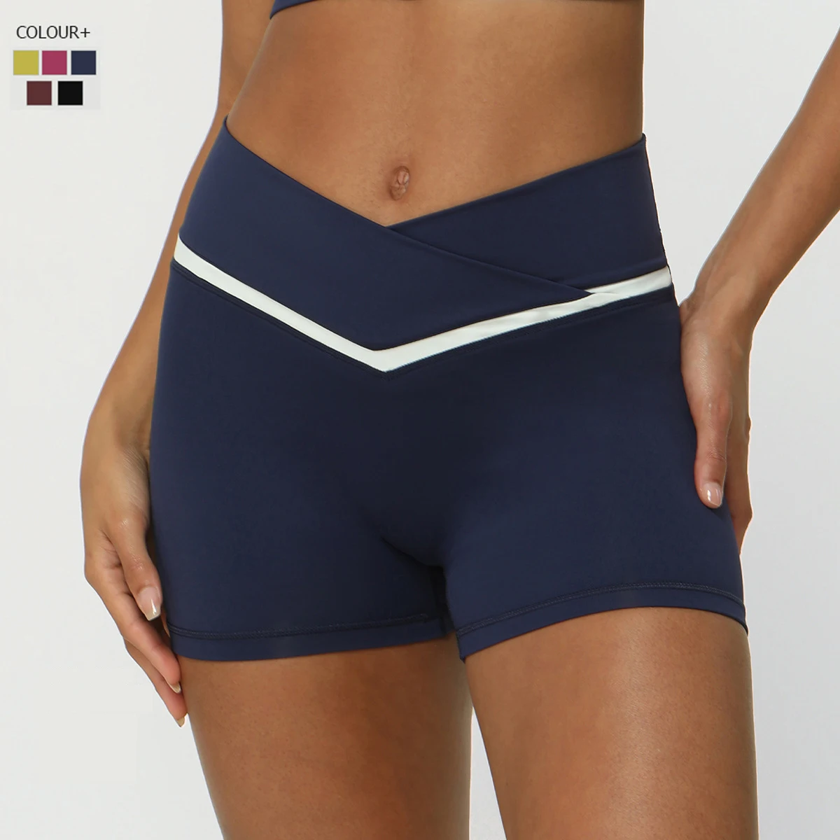 

Summer High Waist Yoga Shorts Women Super Stretch Butt Lift Running Shorts Female Breathable Quick Dry Gym Short Sportswear