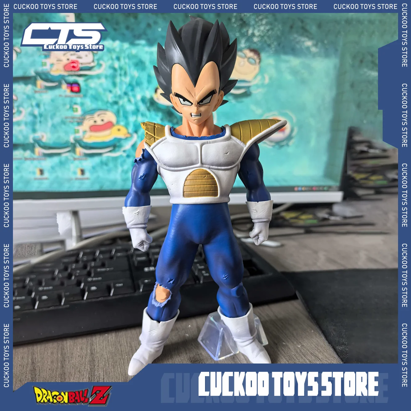 Figuras de acción de Dragon Ball Z de 23cm, figuras de acción de Vegeta bonitas, estatua de muñeca, modelo de colección, juguete personalizado para niños, cumpleaños