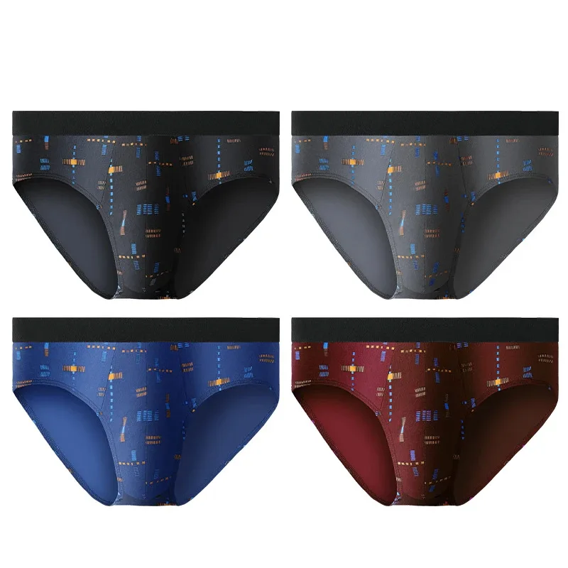 

Мужское хлопковое нижнее белье, 4 шт., летние тонкие хлопковые антибактериальные трусы, сексуальные шорты для мальчиков, шорты больших размеров