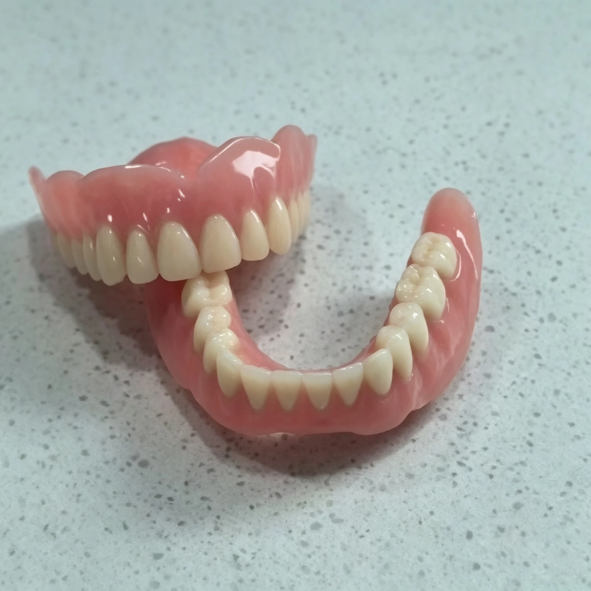 Comfort Handmade Silicone Simulation Teeth Upper Lower For Meals Outdoor Use Youthful Smile Oral Cosmetic Accessories