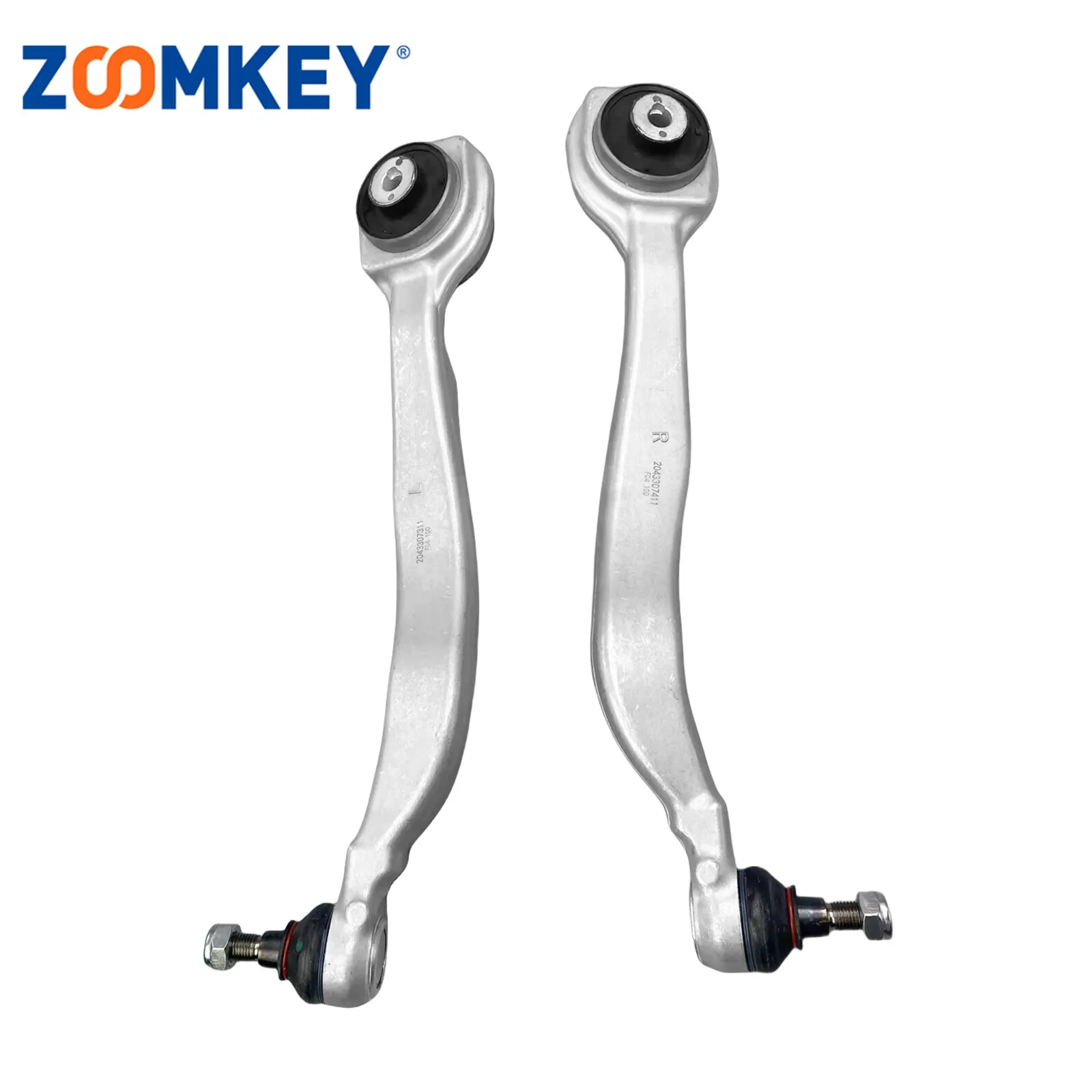 

ZOOMKEY 2x Front LH & RH Lower Forward Control Arm w/ Ball Joint fits for Mercedes-Benz C300 2043307311, 2043309011, A2043307311