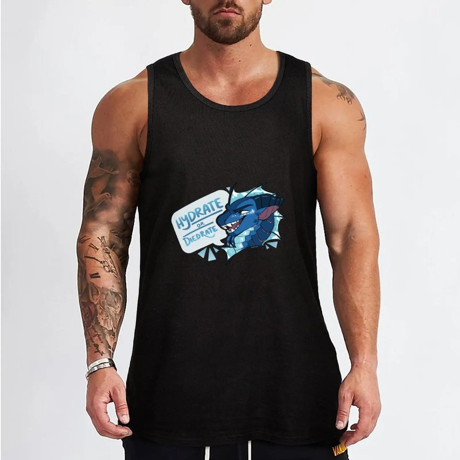 Hydrate or Diedrate! Tsunami WOF Wings of Fire Tank Top cute tops summer 2024 Men's clothes