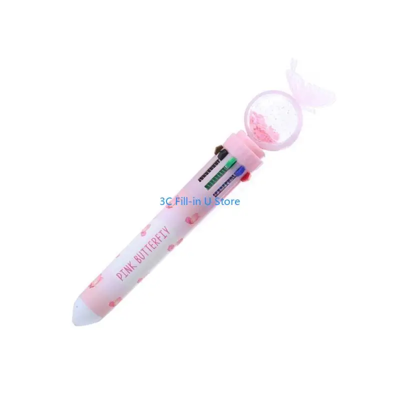 컬러 코딩 저널링을위한 G8TA 10 색상 인 1 볼 펜 0.5mm