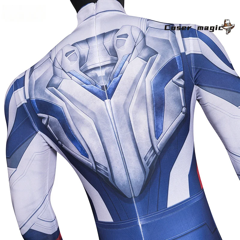 سام ويلسون كابتن أمريكا ‌   تأثيري حلي الصقر بذلة هالوين كرنفال حفلة عيد الميلاد دور الملابس الملابس