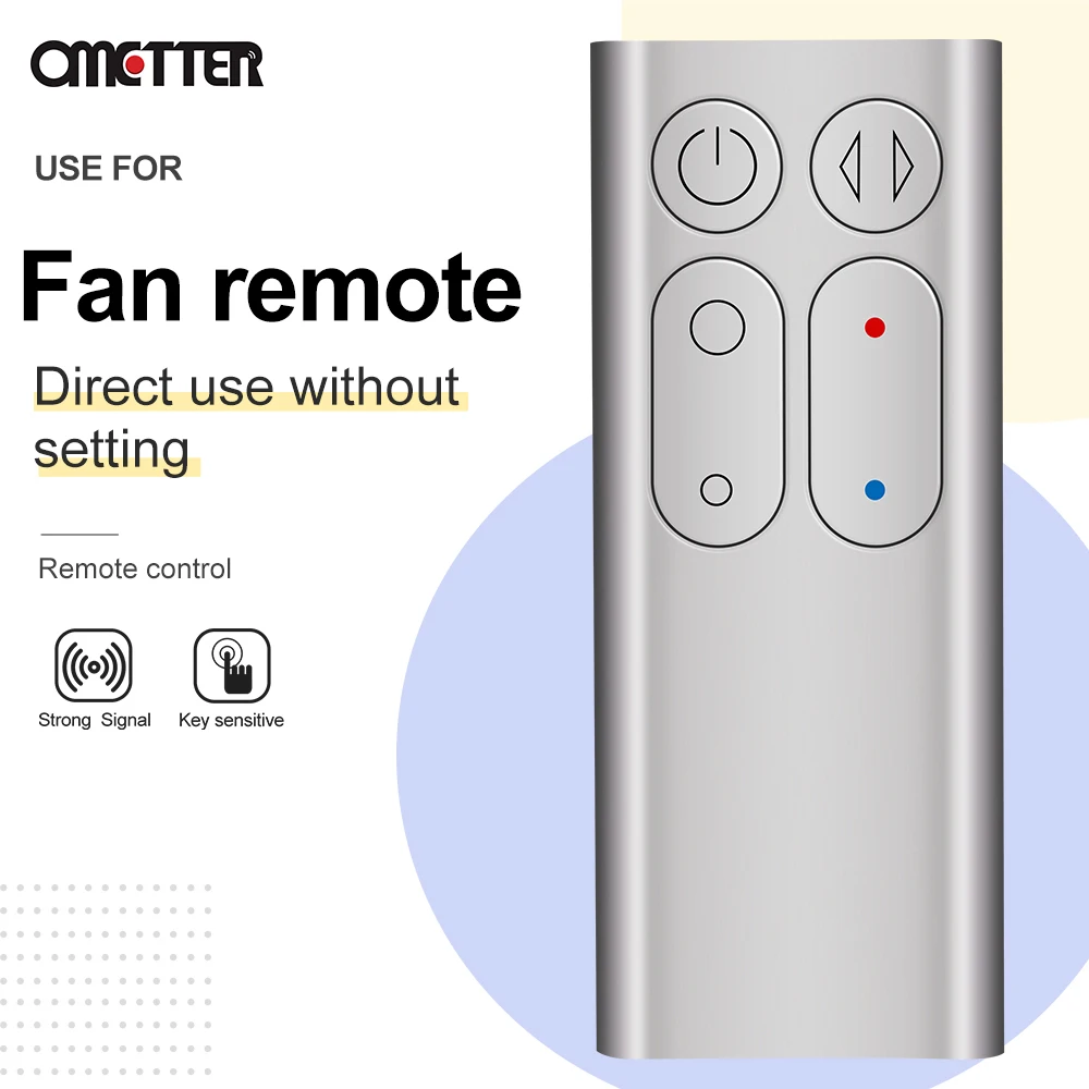 다이슨 팬 원격 제어 다기능 공기 정화, 차갑고 따뜻한 리프리스 가정용 무소음 AM04 AM05 가습기, 신제품 적용 가능