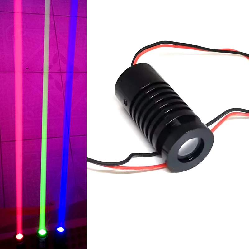 650nm 532nm 450nm Green Red Blue Fat Dot Thick Beam 50mW 100mW Laser Module Bar Halloween Stage Lighting
