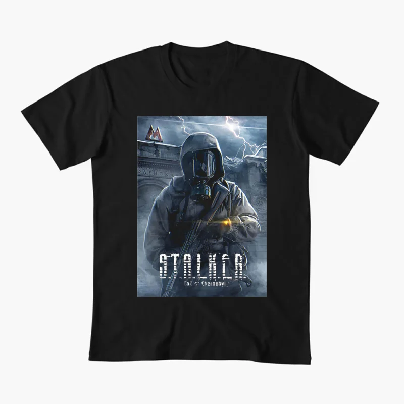 

S.T.A.L.K.E.R Video game Gift t shirt 0527 Stalker Nuclear Disaster Zone Chernobyl Graphic Clothes Short Sleeve Tee All size top