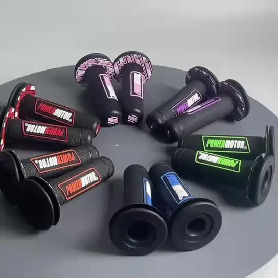 Motorcycle Motorbike 24 22mm Handle Grips Universal Handlebar Rubber Gel Hand Grip Brake Motocross Dirt Pit Bike